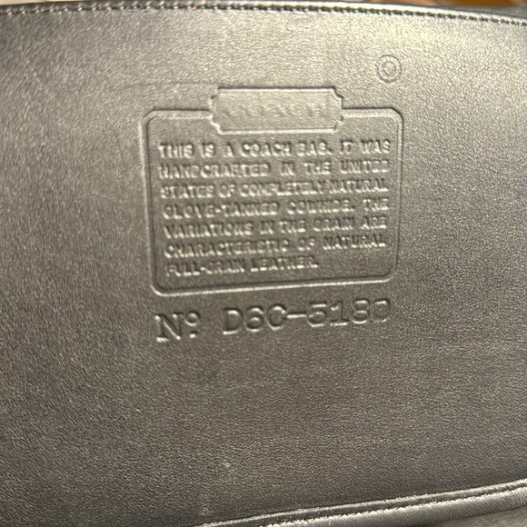 COPY - Vintage COACH 5180 Metropolitan Black Leather Brief Bag - Picture 14 of 16